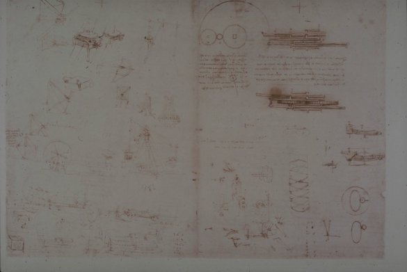 Printing Press; Leonardo Da Vinci; UTS1475